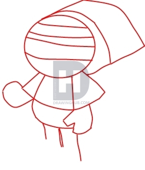 300x351 how to draw jack frost from shin megami tensei, step - Shin Drawing