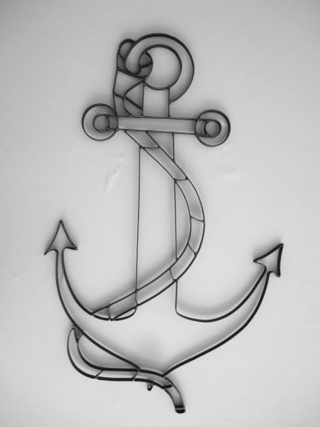 450x600 Ship Anchor Metal Wall And Sculpture - Ship Anchor Drawing