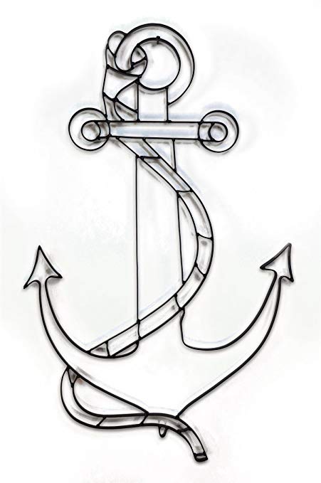 451x679 World Unique Imports Sa Ship Anchor Metal Wall - Ship Anchor Drawing