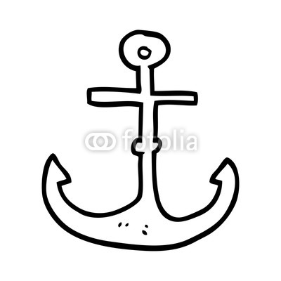 400x400 Line Drawing Cartoon Ship Anchor Buy Photos Ap Images Detailview - Ship Anchor Drawing