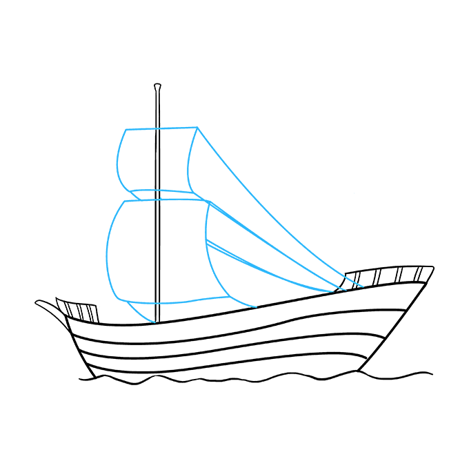 680x678 How To Draw A Pirate Ship - Ship Drawing