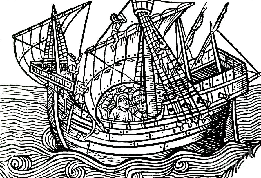 900x615 a spanish ship drawing - Ship Drawing