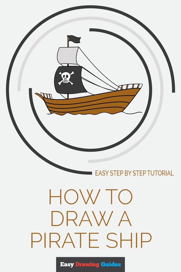600x900 How To Draw A Pirate Ship - Ship Drawing Easy