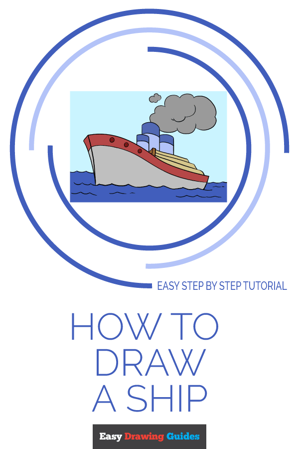 600x900 How To Draw A Ship Really Easy Drawing Tutorial - Ship Drawing Easy