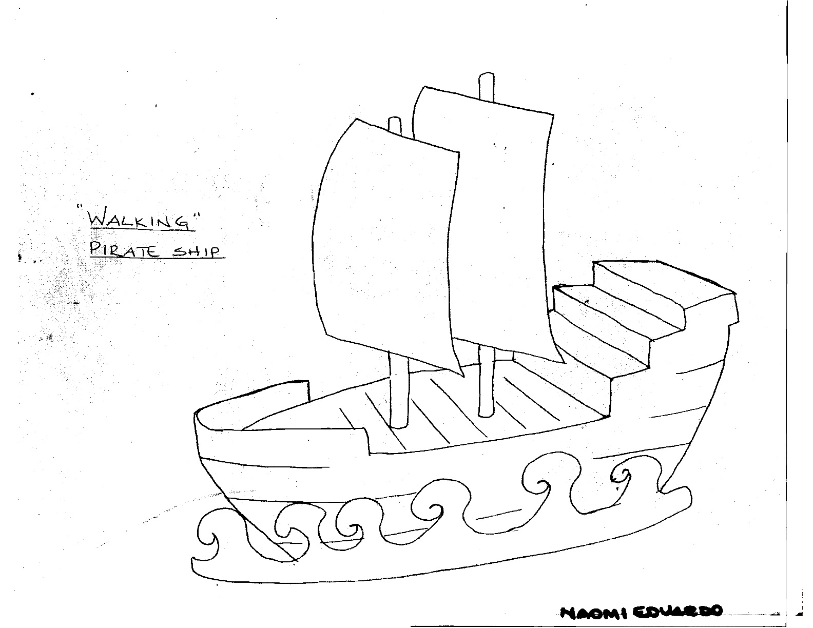 1584x1224 Huge Collection Of 'pirate Ship Drawing Easy' Download More Than - Ship Drawing Easy