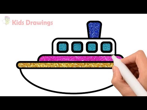 480x360 Ship Drawing Easy Step - Ship Drawing Easy