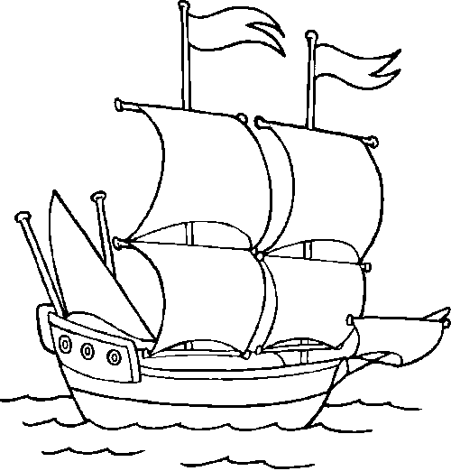 Ship Drawing For Kids at PaintingValley.com | Explore collection of ...