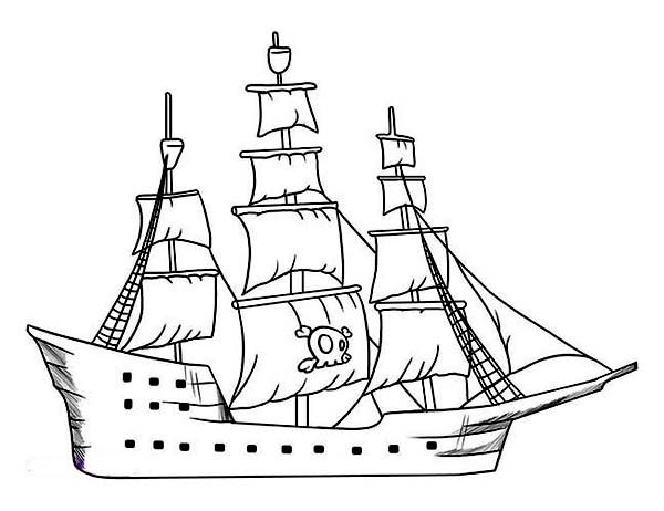 600x462 Simple Ship Drawing Free Download Clip Art - Ship Drawing Images