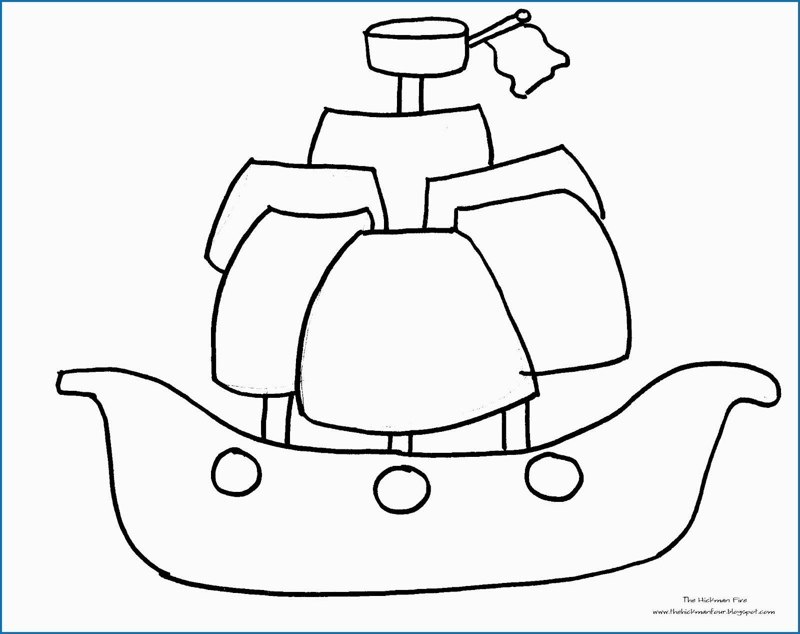 1600x1267 Pirate Ship Coloring - Ship Drawing Simple