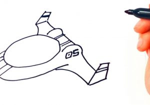 300x210 space ship drawing easy space ship - Ship Drawing Simple