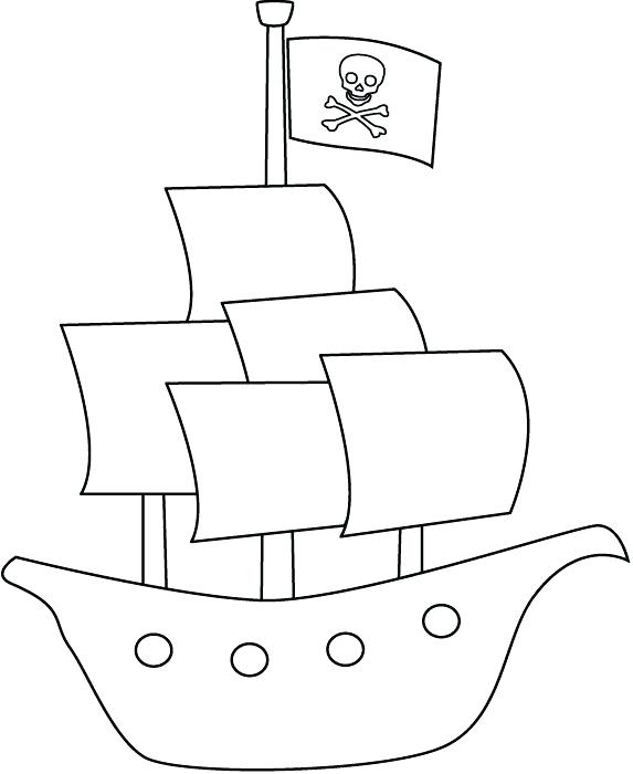 573x700 Huge Collection Of 'pirate Ship Drawing Easy' Download More Than - Ship Drawing Step By Step