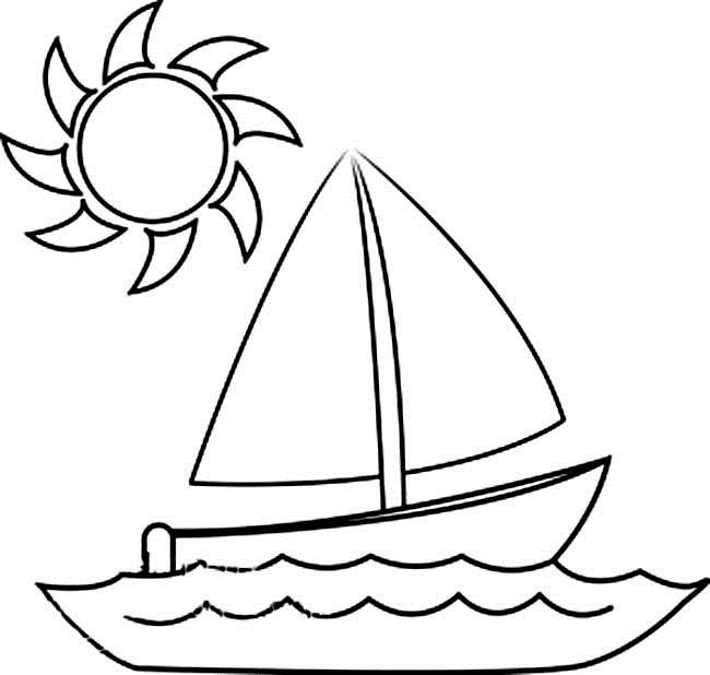 650x618 Sailboat Drawing For Kids Gallery Images - Ship Drawing Step By Step