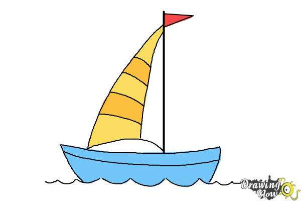 600x400 ship drawing easy elegant how to draw a sailing ship awesome - Ship Drawing Step By Step