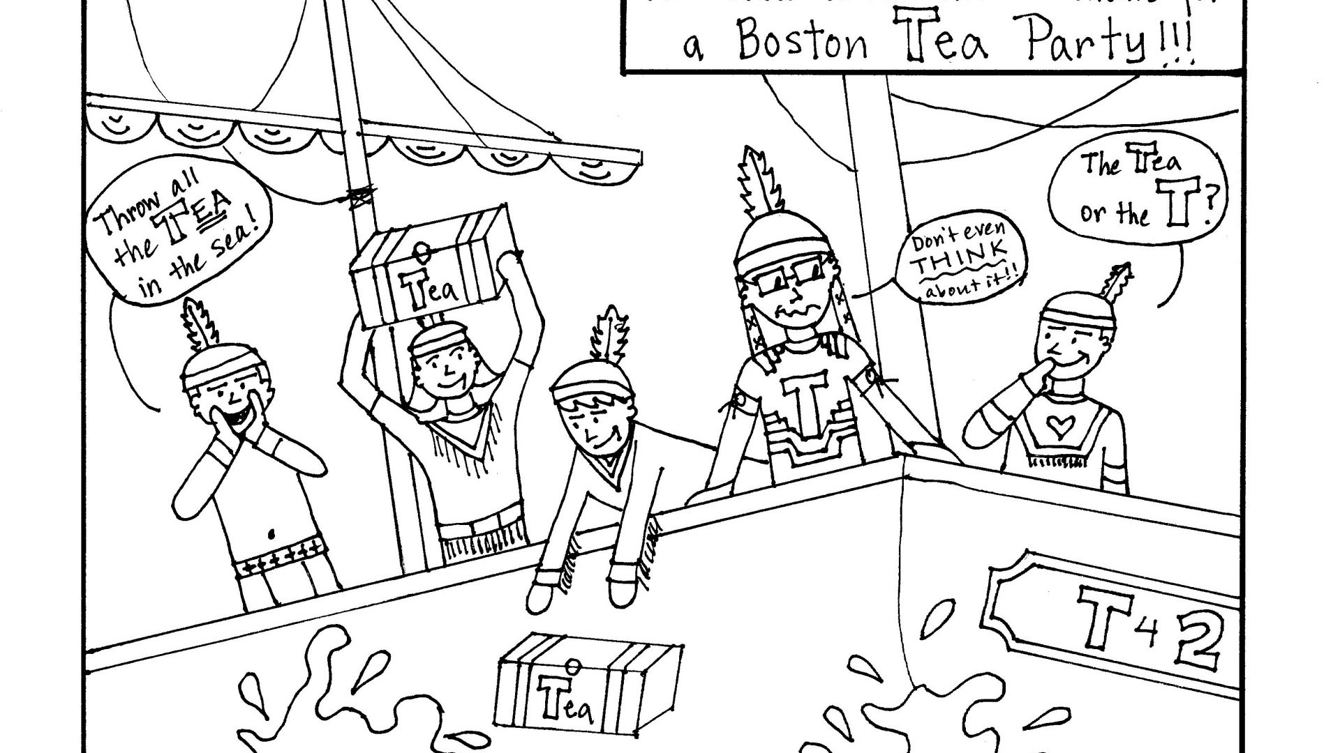 1920x1080 Stunning Boston Tea Party Drawing Simple Ship Drawings Easy Boat - Ship Drawing Step By Step