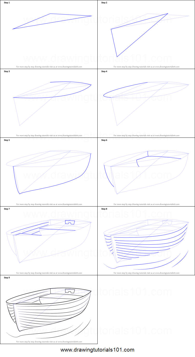 751x1376 How To Draw A Boat Step - Ship Drawing Step By Step