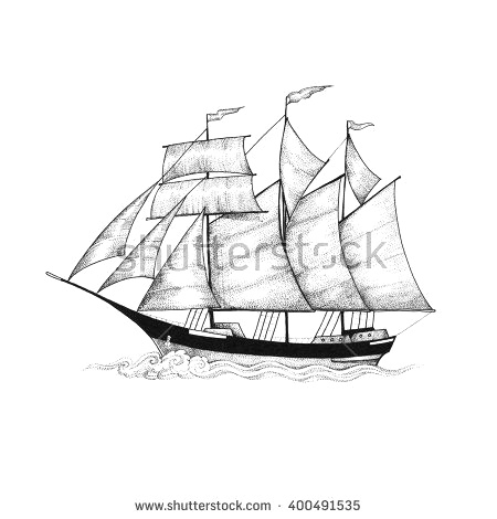 450x470 How To Draw How To Draw - Ship Easy Drawing