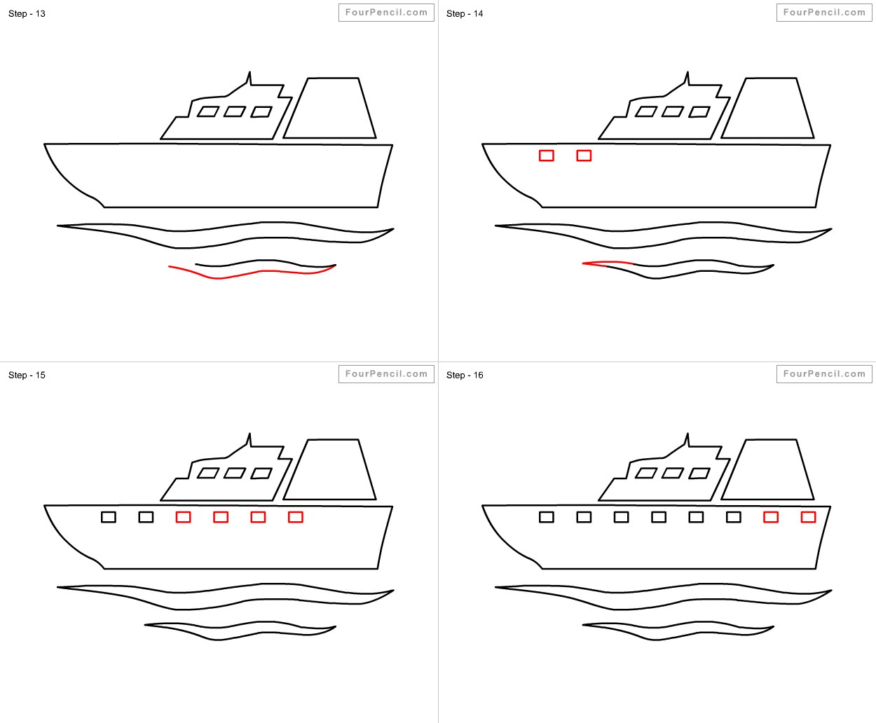 1250x1032 Drawing Ships Step Hby Step - Ship Easy Drawing