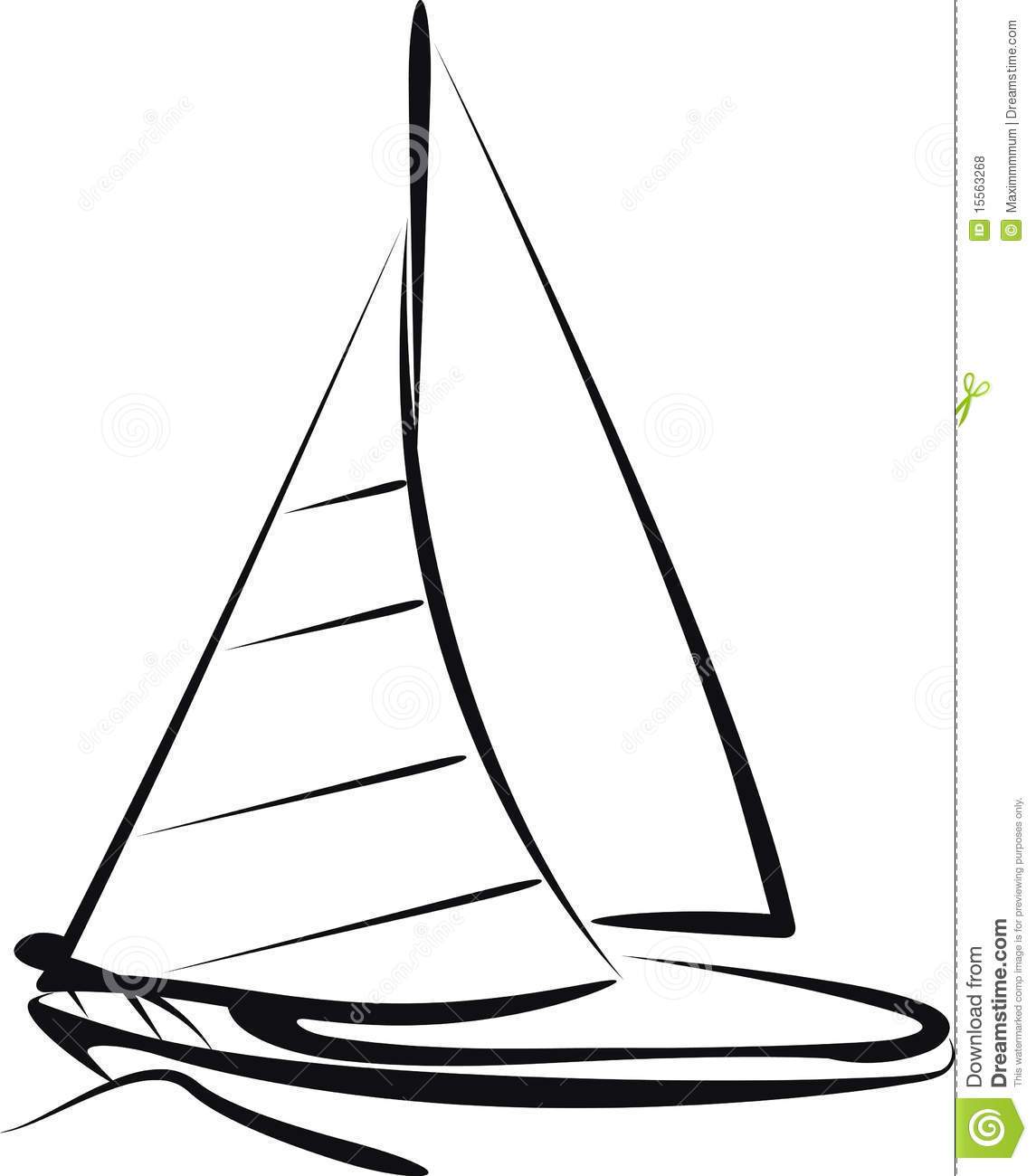 1145x1300 Easy Drawing Boat Simple Doodle Of A Paper Boat Stock Vector - Ship Easy Drawing