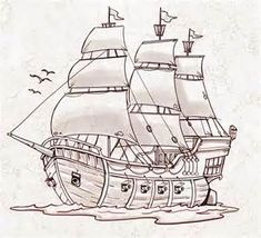 235x214 Pirate Ship - Ship Images For Drawing