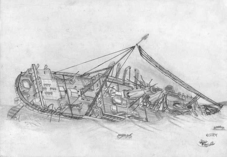 Ship Sinking Drawing at Explore collection of Ship