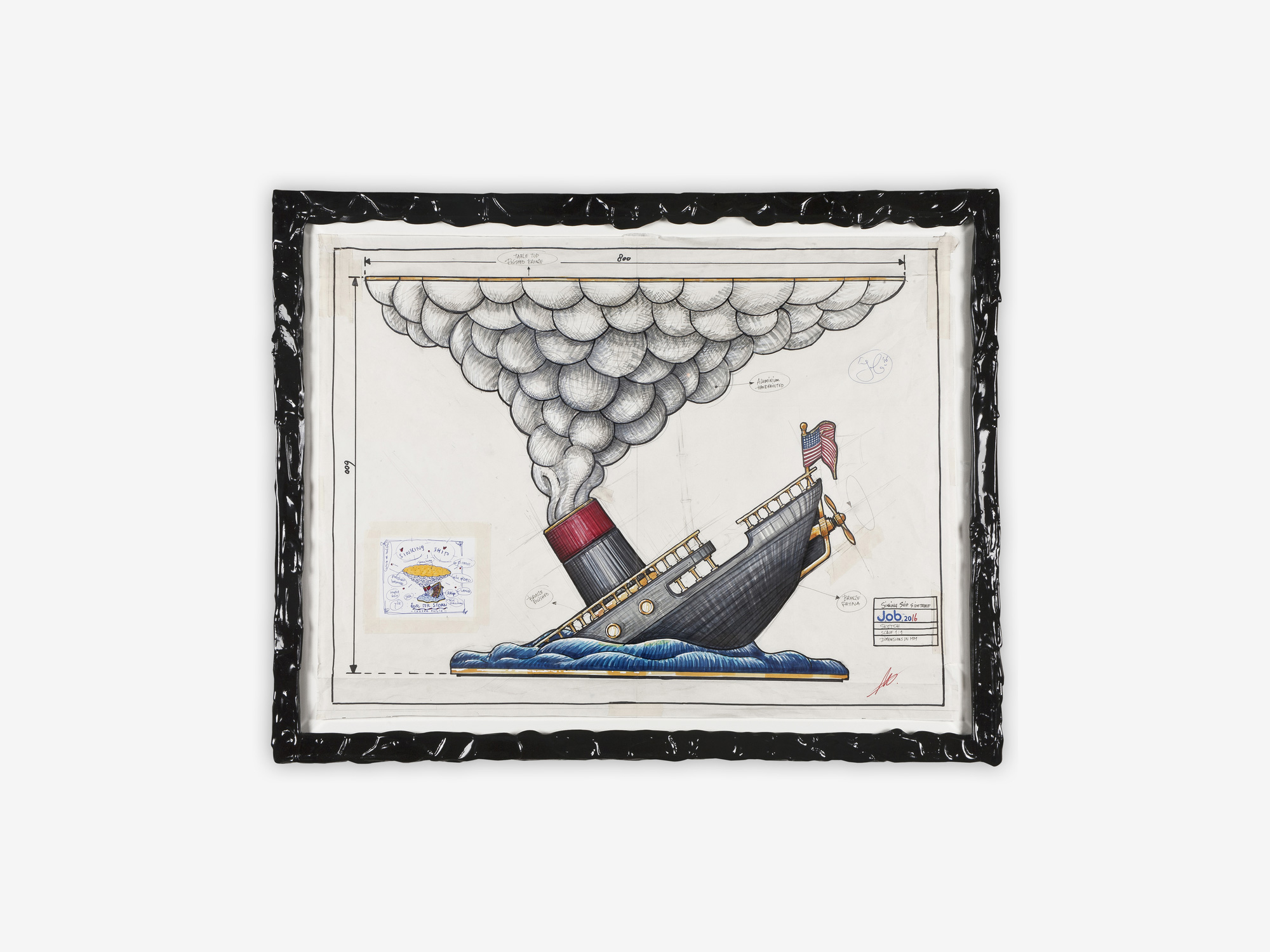 2000x1500 Sinking Ship Drawing Chamber - Ship Sinking Drawing