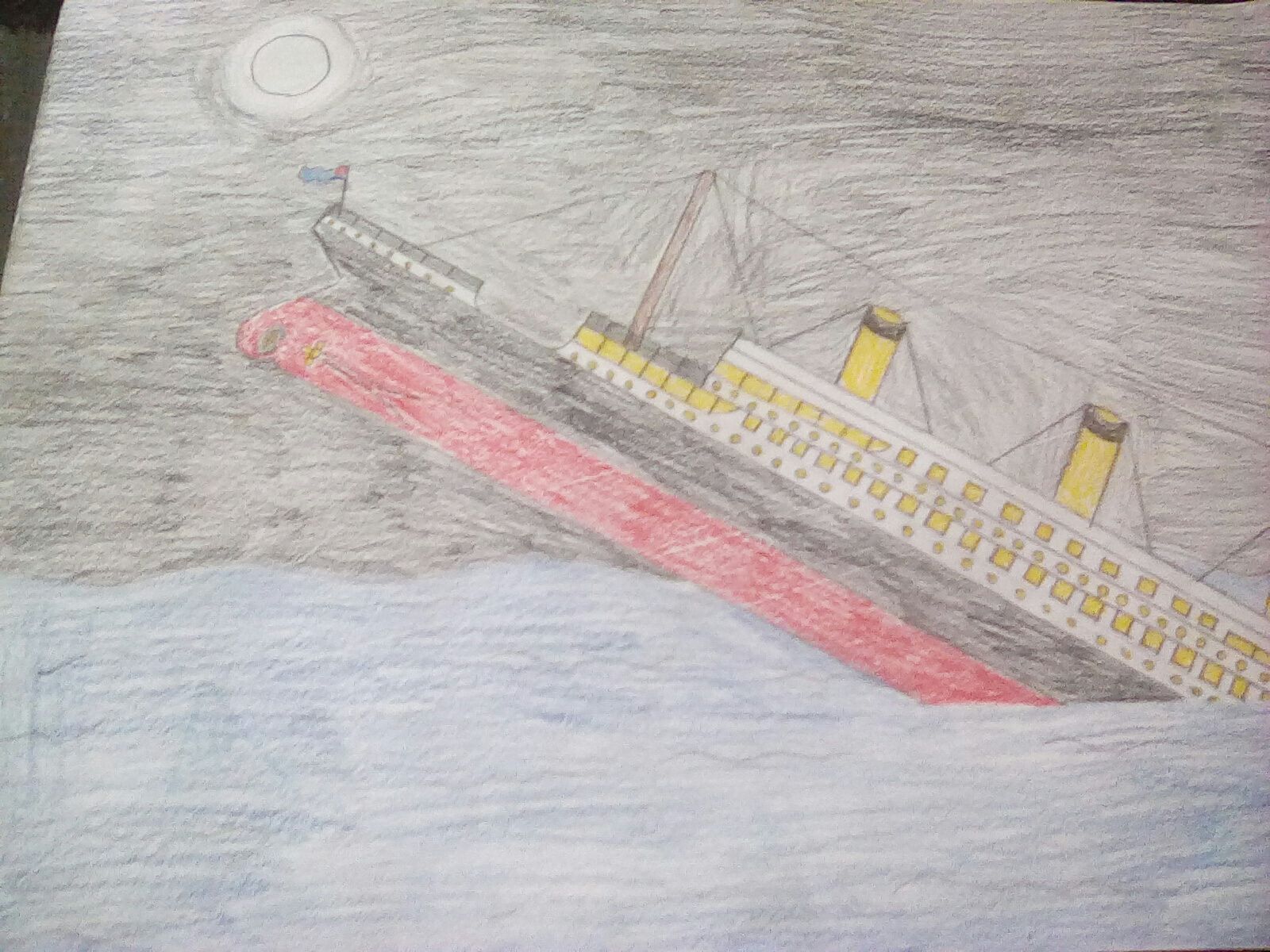 Ship Sinking Drawing at PaintingValley.com | Explore collection of Ship ...