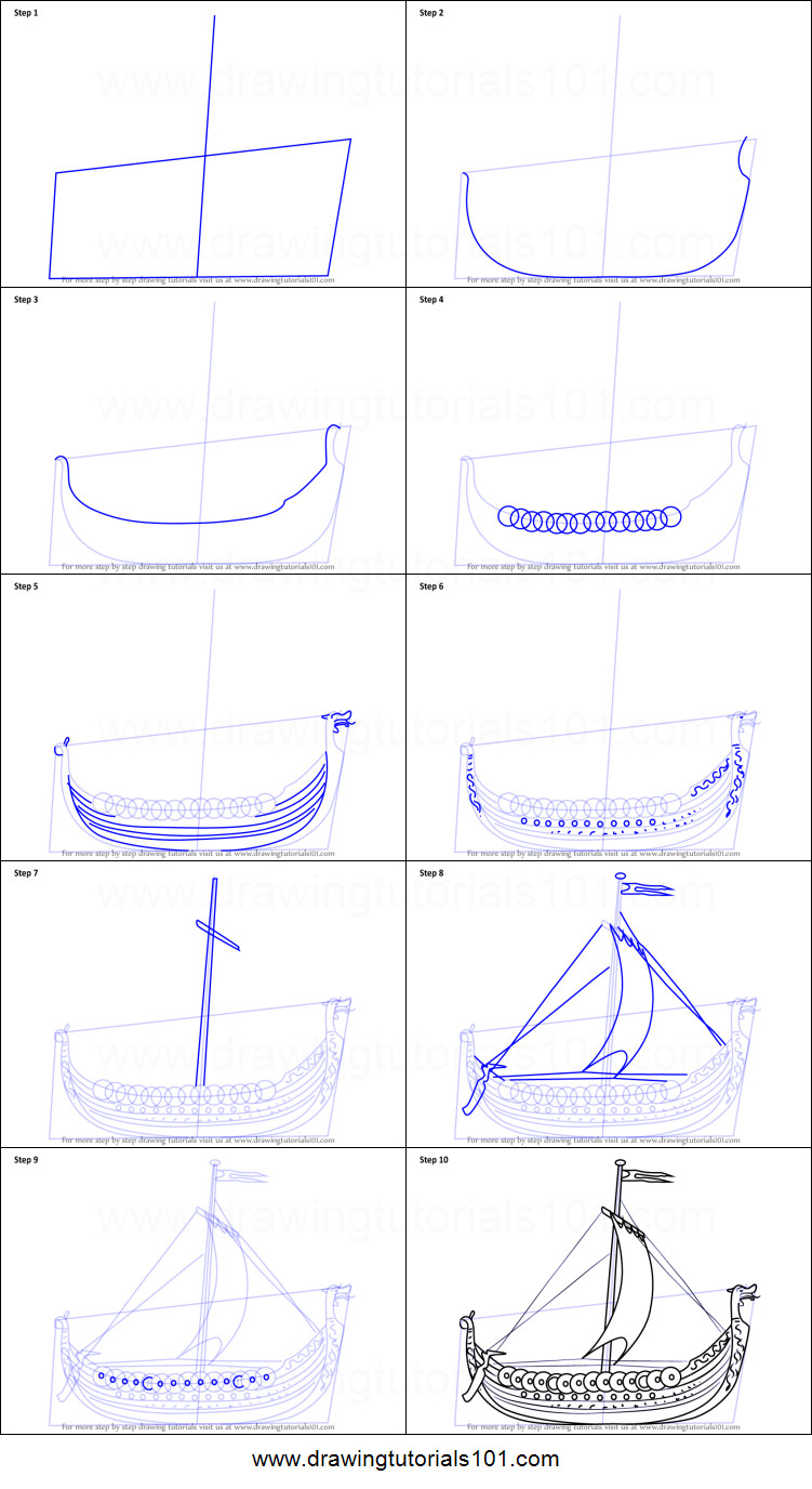 751x1376 How To Draw A Boat Step - Ship Step By Step Drawing