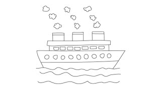 320x180 Huzzaz Embed - Ship Step By Step Drawing