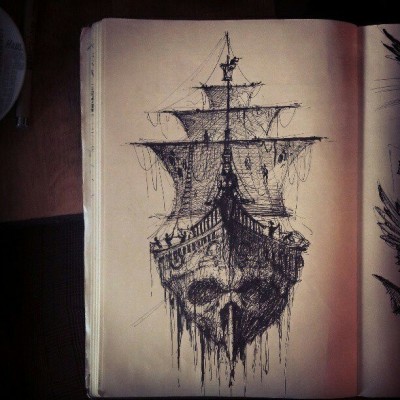 400x400 Ship Tattoo Tumblr - Ship Tattoo Drawing