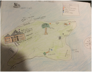 299x232 English - Ship Trap Island Map Drawing
