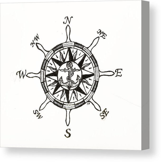 Ship Wheel Drawing at PaintingValley.com | Explore collection of Ship ...