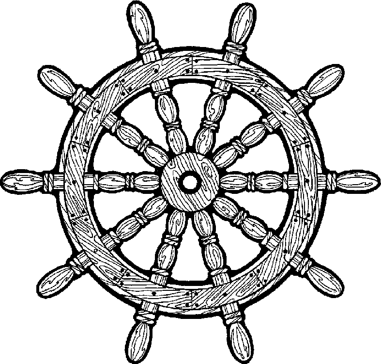 787x751 ship wheel nautical wheel clipart kid - Ship Wheel Drawing
