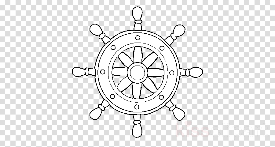 900x480 Drawing, Ship, Wheel, Transparent Png Image Clipart Free Download - Ship Wheel Drawing