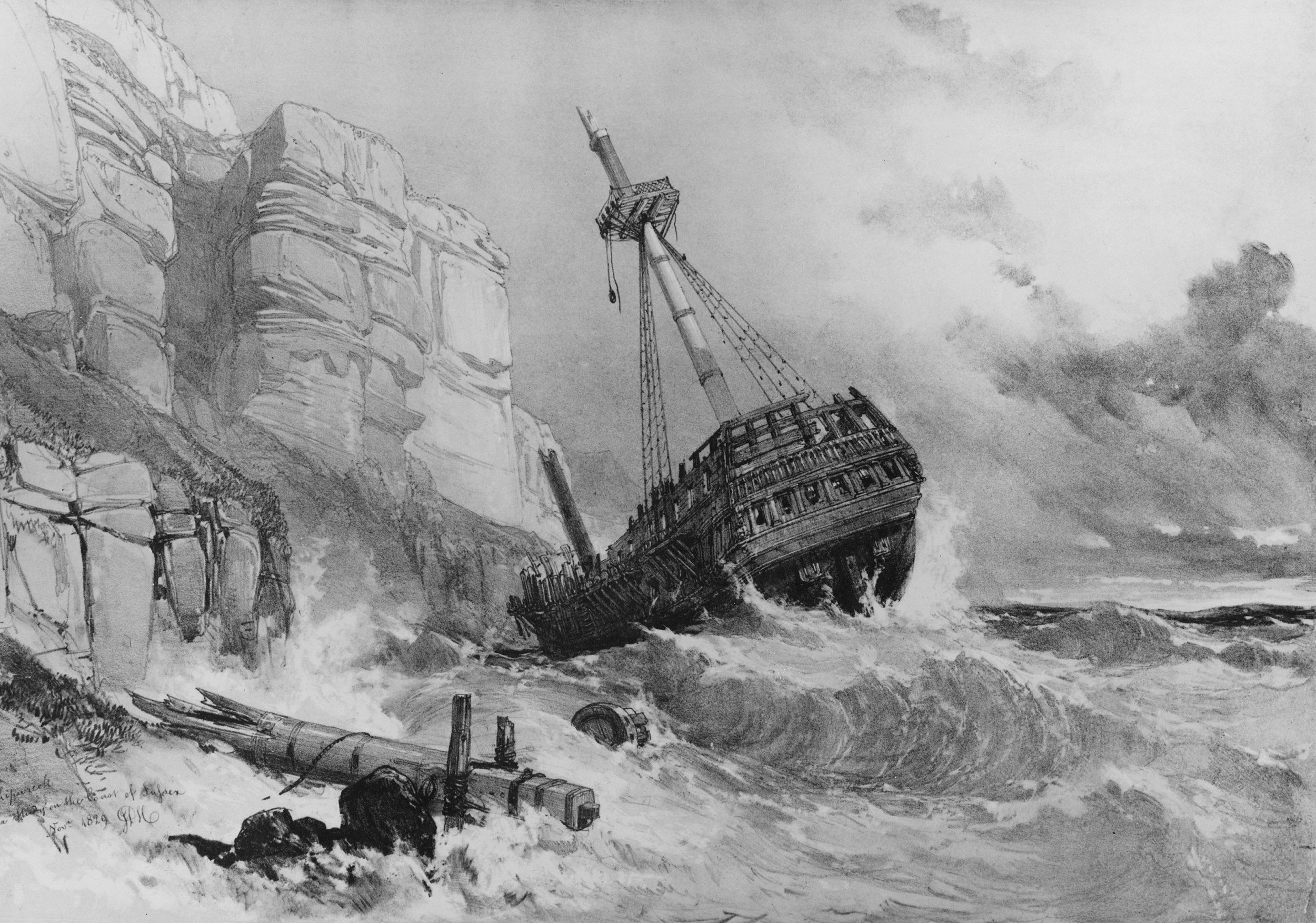 2500x1753 image result for shipwreck drawing sunken ships drawings - Shipwreck Drawing