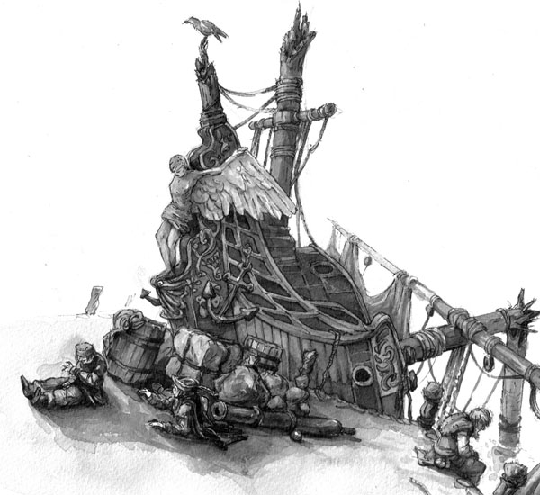 600x550 pictures of shipwreck drawing - Shipwreck Drawing