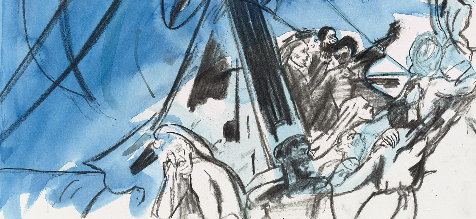 1597x735 cecily brown whitworth art gallery - Shipwreck Drawing