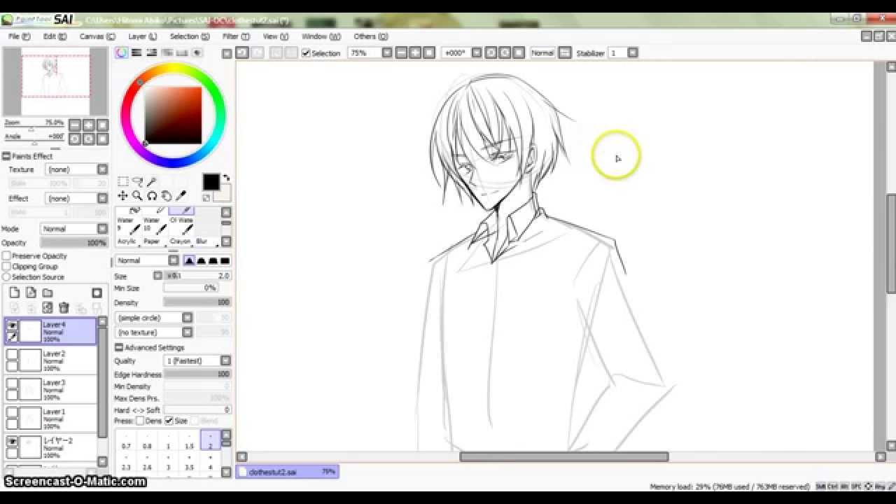 1280x720 how to draw anime collared shirt on an anime guy! - Shirt Collar Drawing