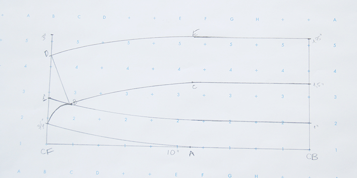 732x366 sewing glossary how to draft and sew a shirt collar tutorial - Shirt Collar Drawing