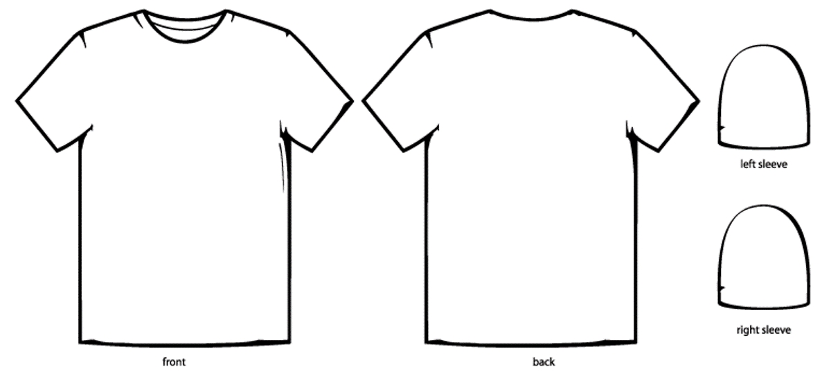 Shirt Drawing Template at PaintingValley com Explore collection of