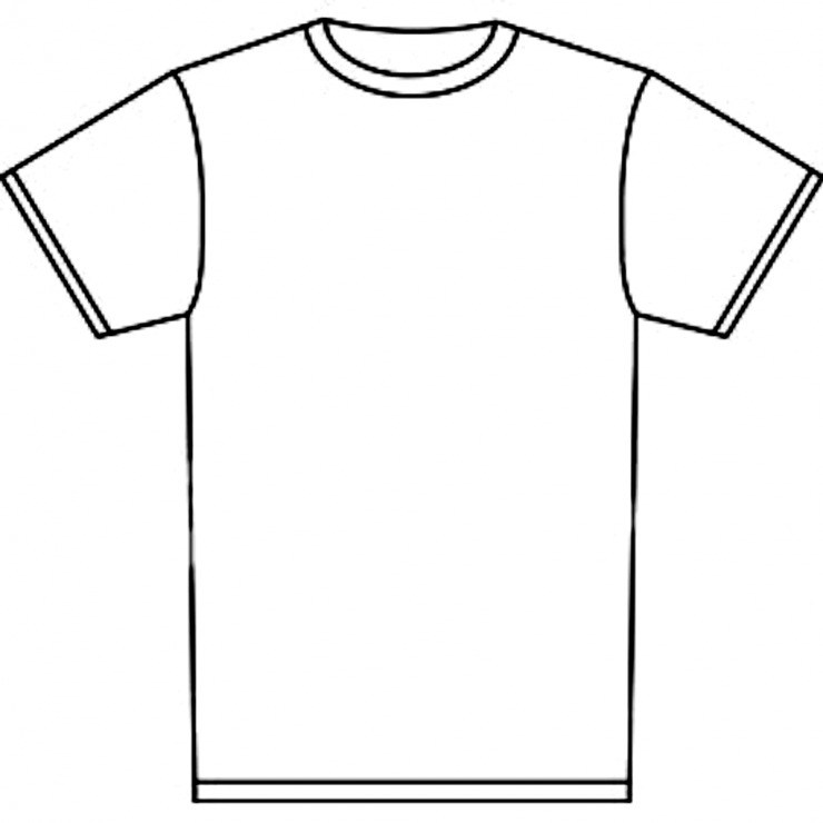 Shirt Outline Drawing at PaintingValley.com | Explore collection of ...