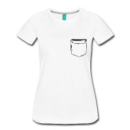 190x190 pocket drawing comic women's jersey t shirt spreadshirt - Shirt Pocket Drawing