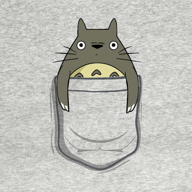 630x630 Pocket Totoro - Shirt Pocket Drawing