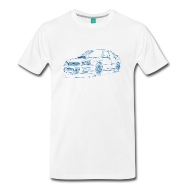 190x190 Transportation Sketches Subaru Impreza Wrx Sti - Shirt Sketch Drawing