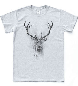 272x300 deer sketch drawing t shirt art animal stag head tee indie vintage - Shirt Sketch Drawing