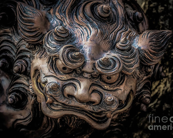 600x480 okinawan shisa dog poster - Shisa Dog Drawing