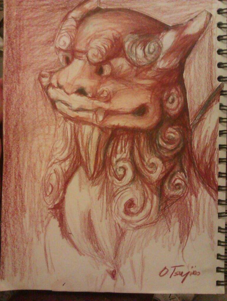 771x1024 shisa dog art amino - Shisa Dog Drawing