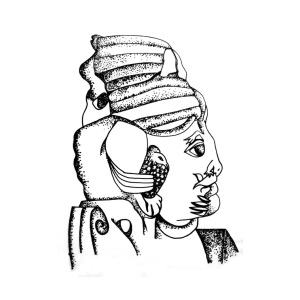 300x300 shiva drawing - Shiva Line Drawing