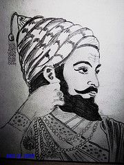 Shivaji Maharaj Drawing at PaintingValley.com | Explore collection of ...