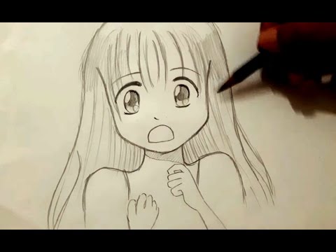 480x360 how to draw shocked girl surprised manga - Shocked Face Drawing