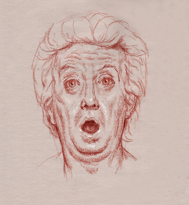 663x720 a quick guide to drawing facial expressions that 'wow' - Shocked Face Drawing